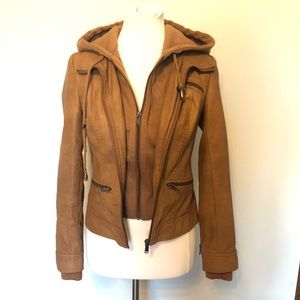 American Rag Faux Brown Leather Jacket